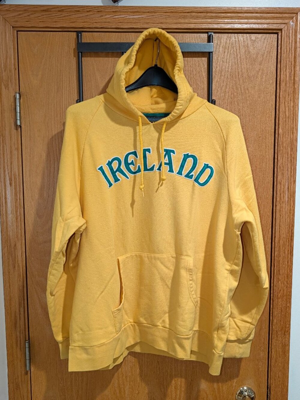 Old Navy Surplus Ireland Embroidered Script Logo Hoodie